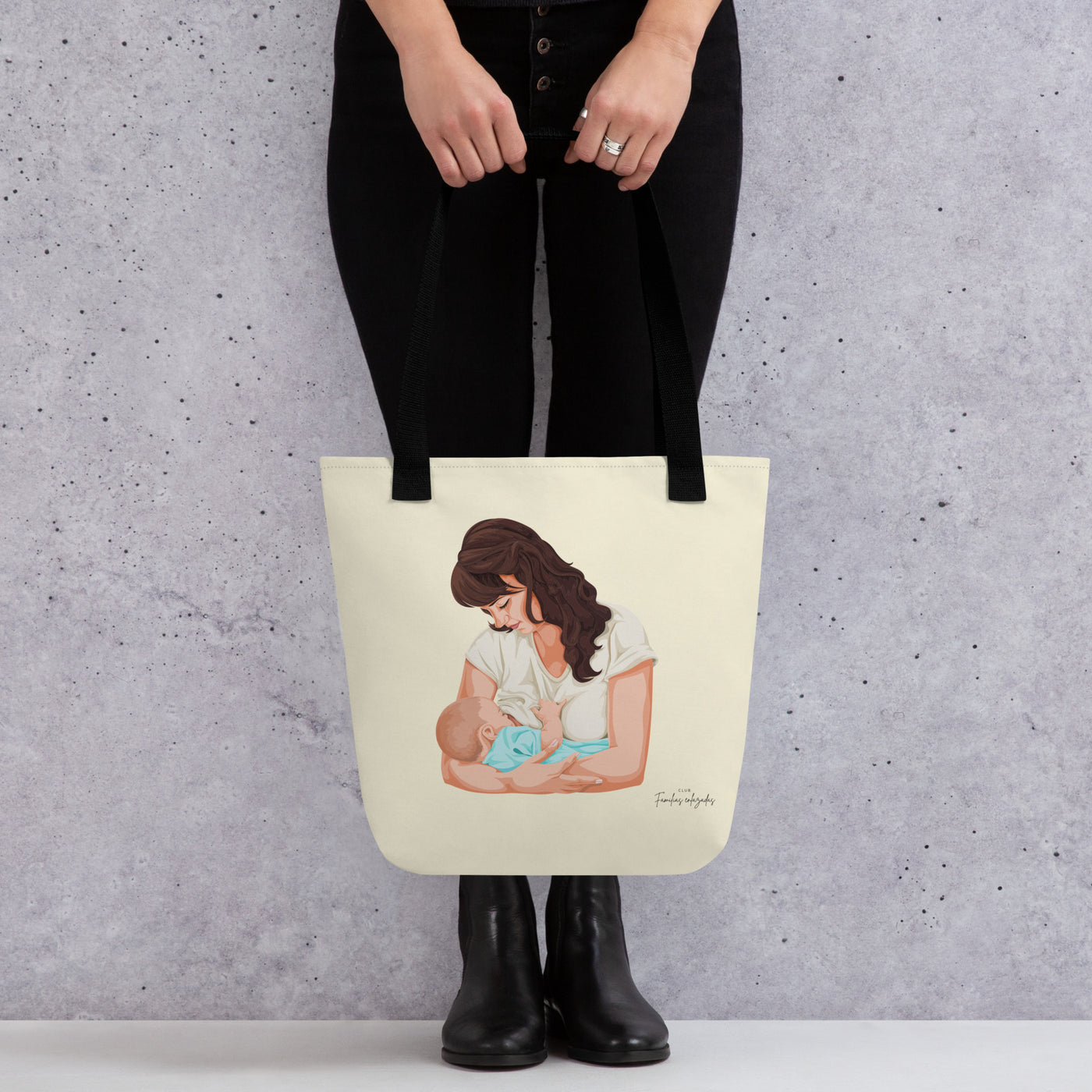 Sac en tissu « Doux moment »