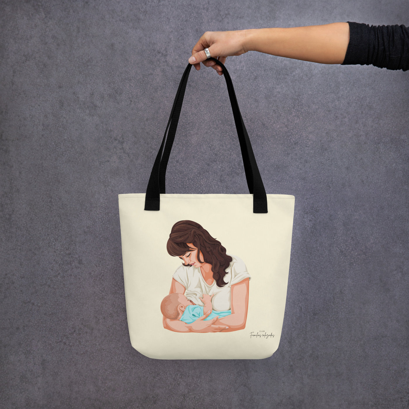 Sac en tissu « Doux moment »