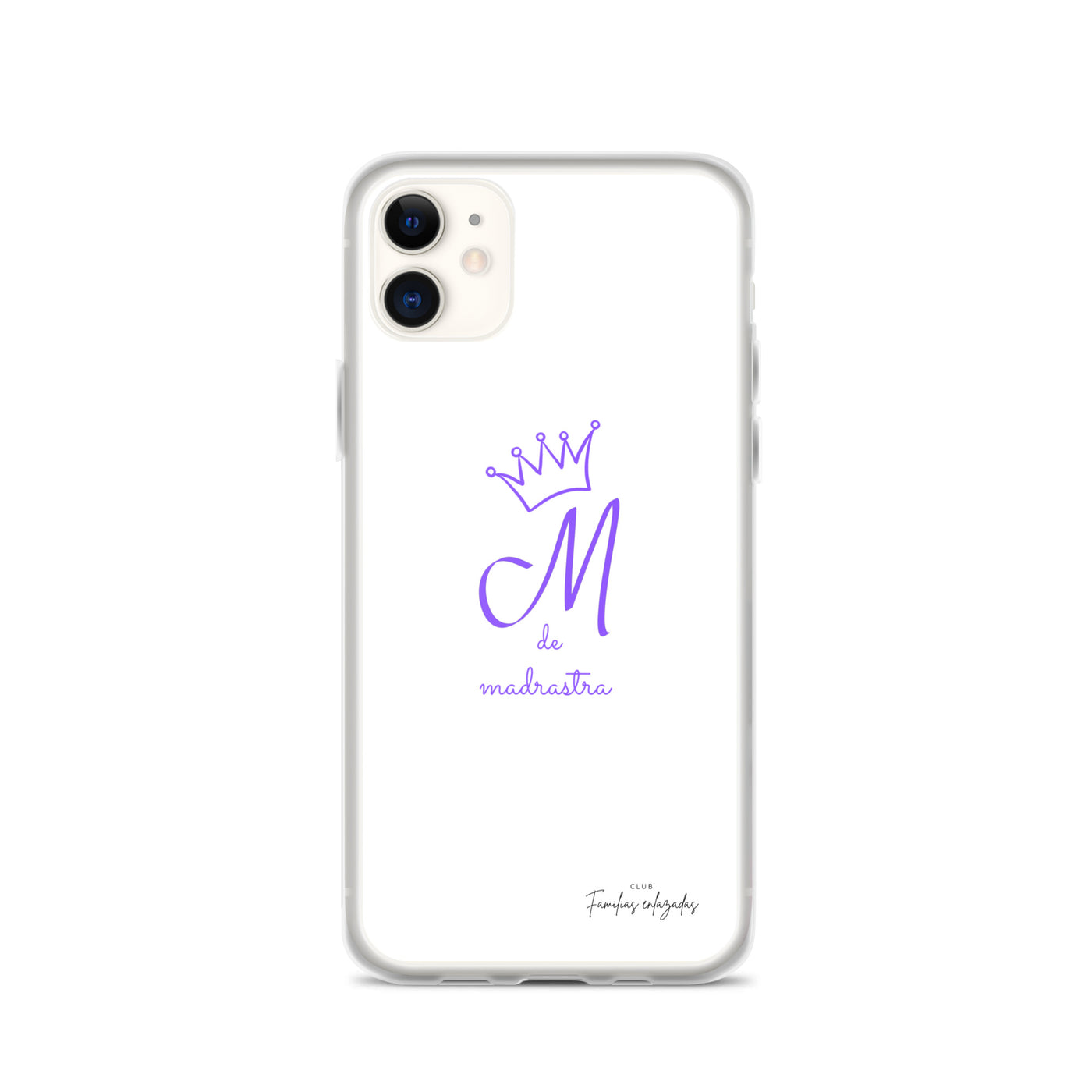 Coque pour iPhone® M blanche de belle-mère