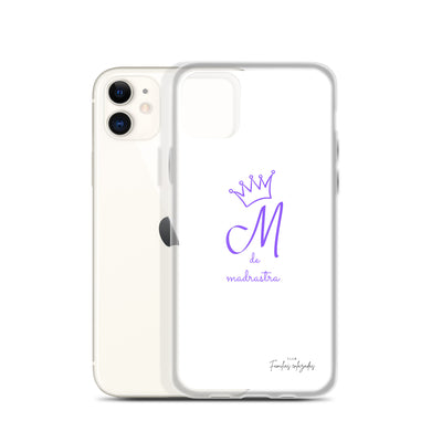 Coque pour iPhone® M blanche de belle-mère