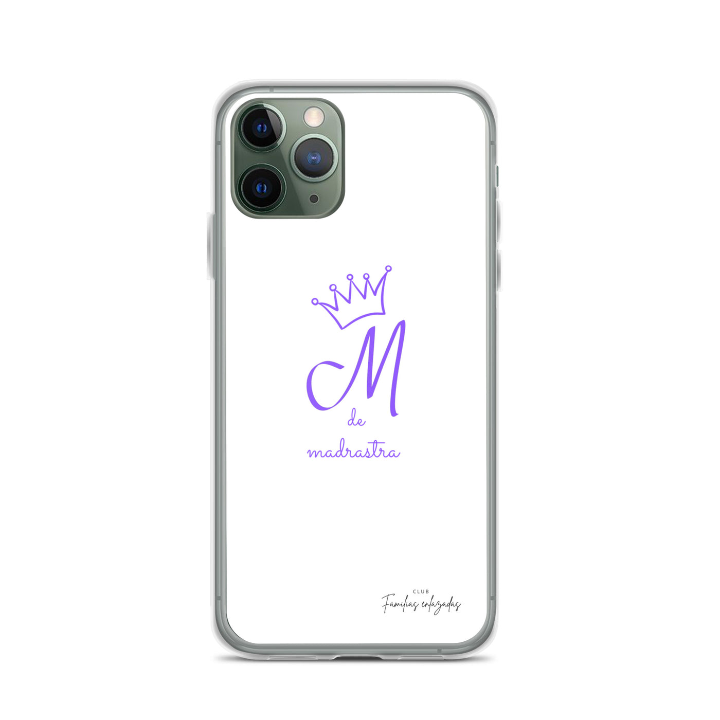 Coque pour iPhone® M blanche de belle-mère