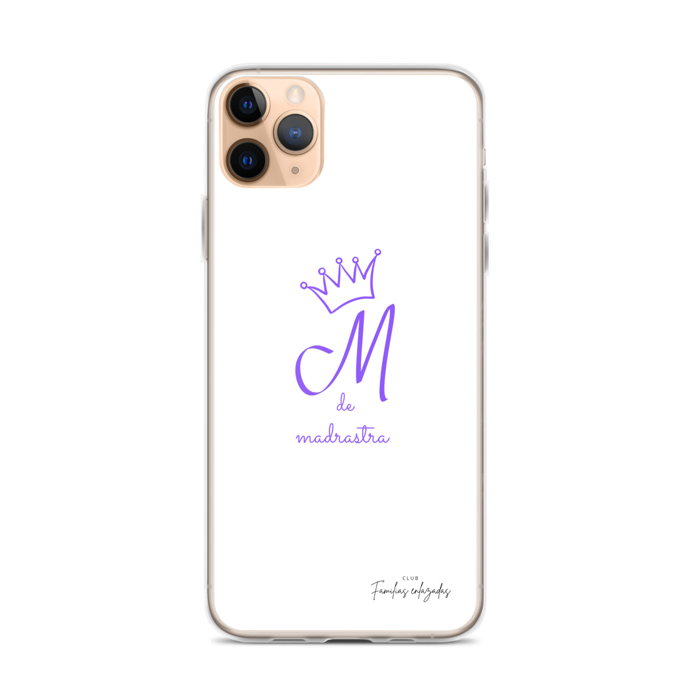 Coque pour iPhone® M blanche de belle-mère