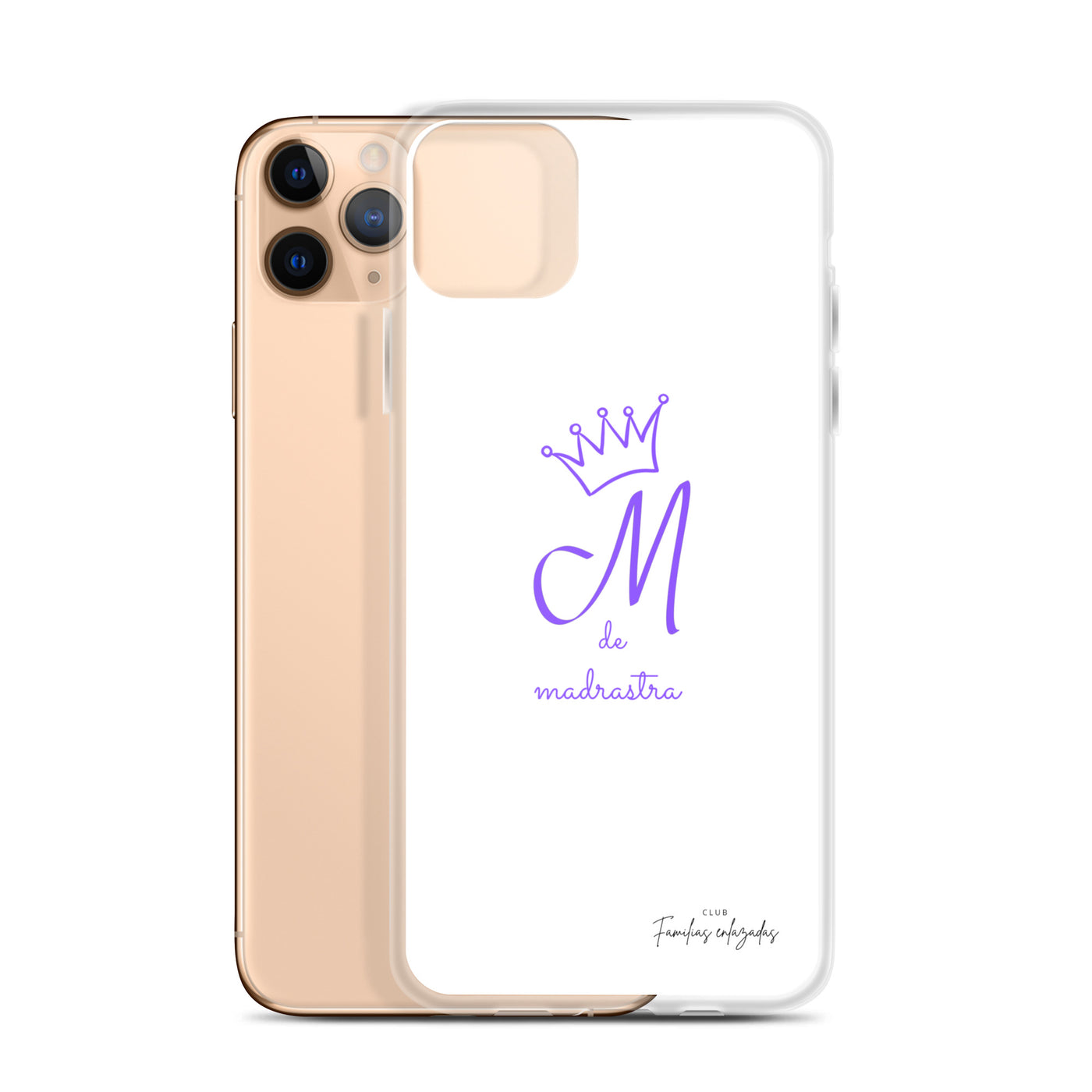 Coque pour iPhone® M blanche de belle-mère