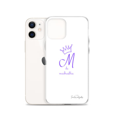 Coque pour iPhone® M blanche de belle-mère