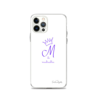 Coque pour iPhone® M blanche de belle-mère