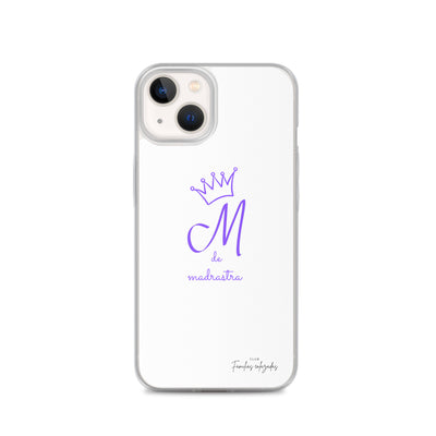 Coque pour iPhone® M blanche de belle-mère