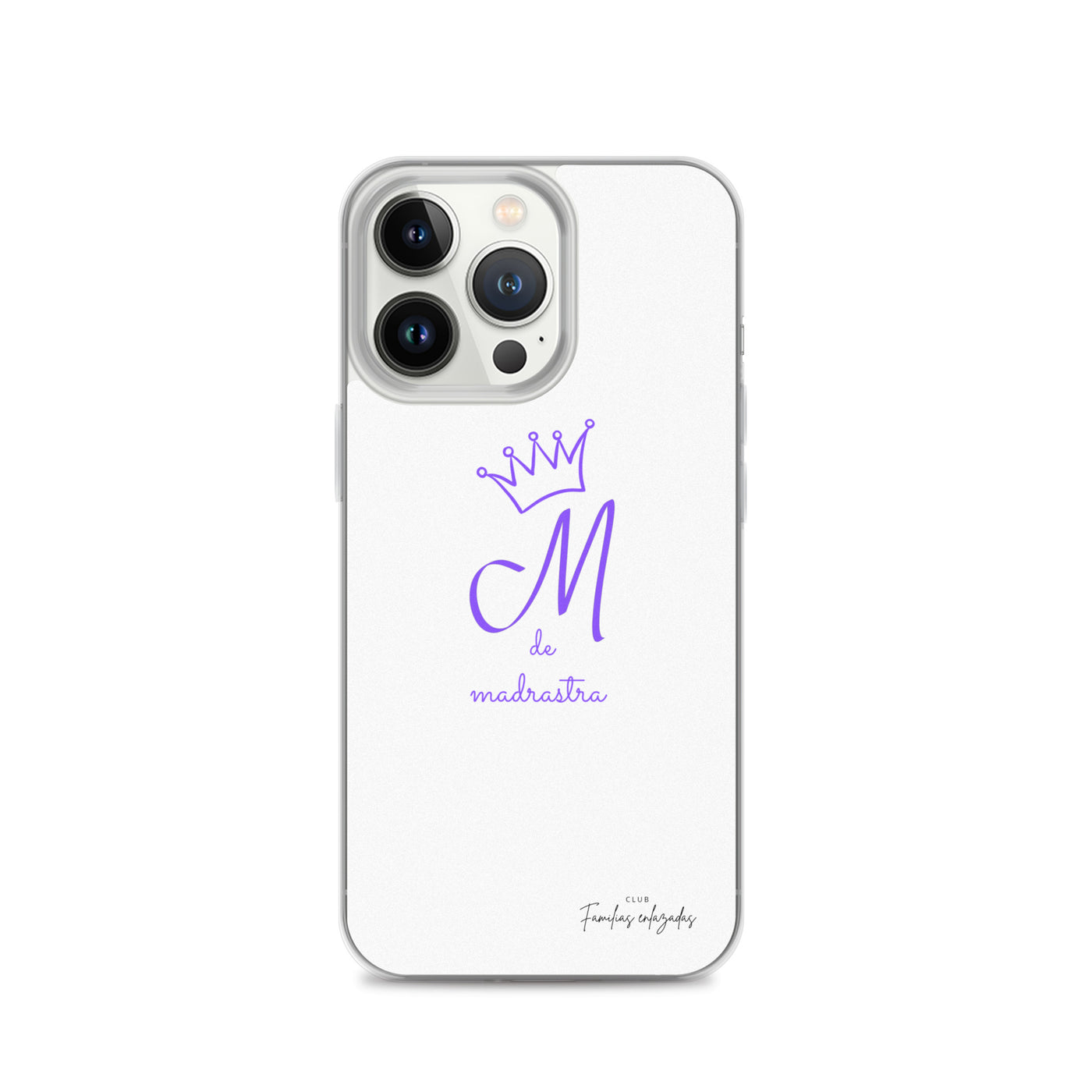 Coque pour iPhone® M blanche de belle-mère