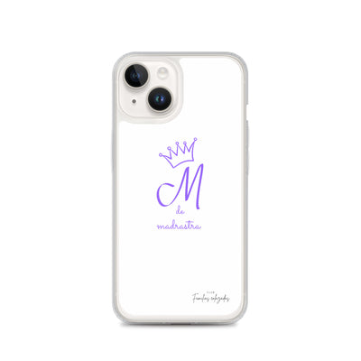 Coque pour iPhone® M blanche de belle-mère