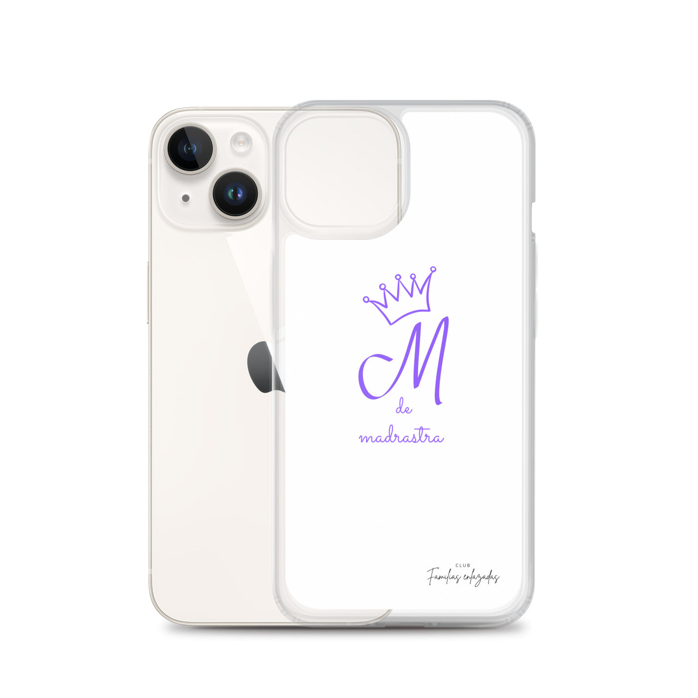 Coque pour iPhone® M blanche de belle-mère