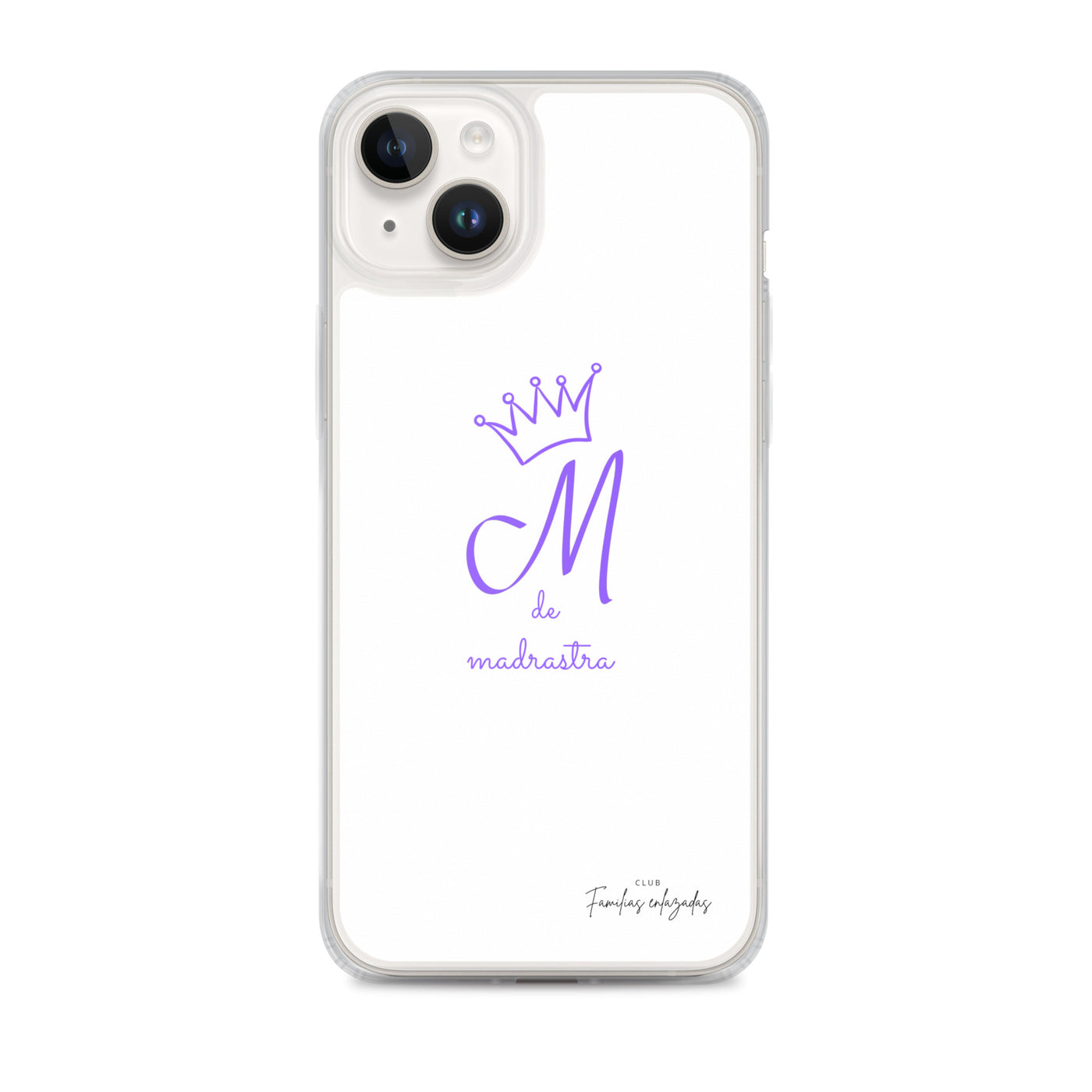 Coque pour iPhone® M blanche de belle-mère