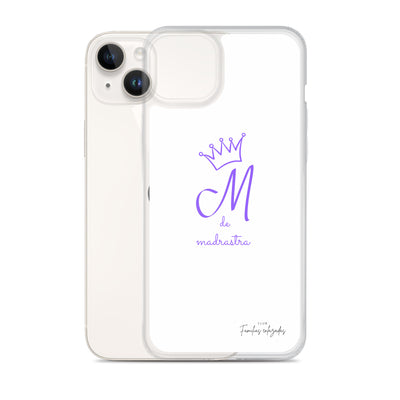 Coque pour iPhone® M blanche de belle-mère