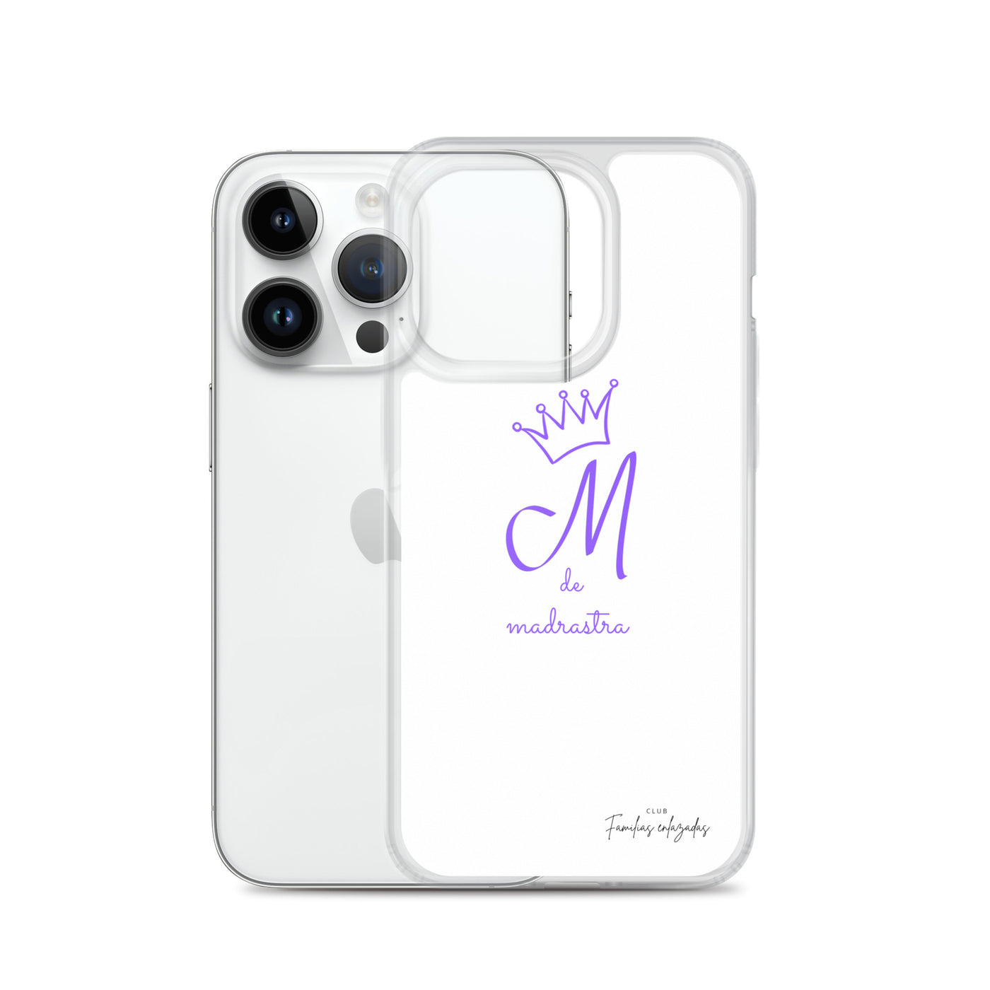 Coque pour iPhone® M blanche de belle-mère