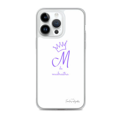 Coque pour iPhone® M blanche de belle-mère