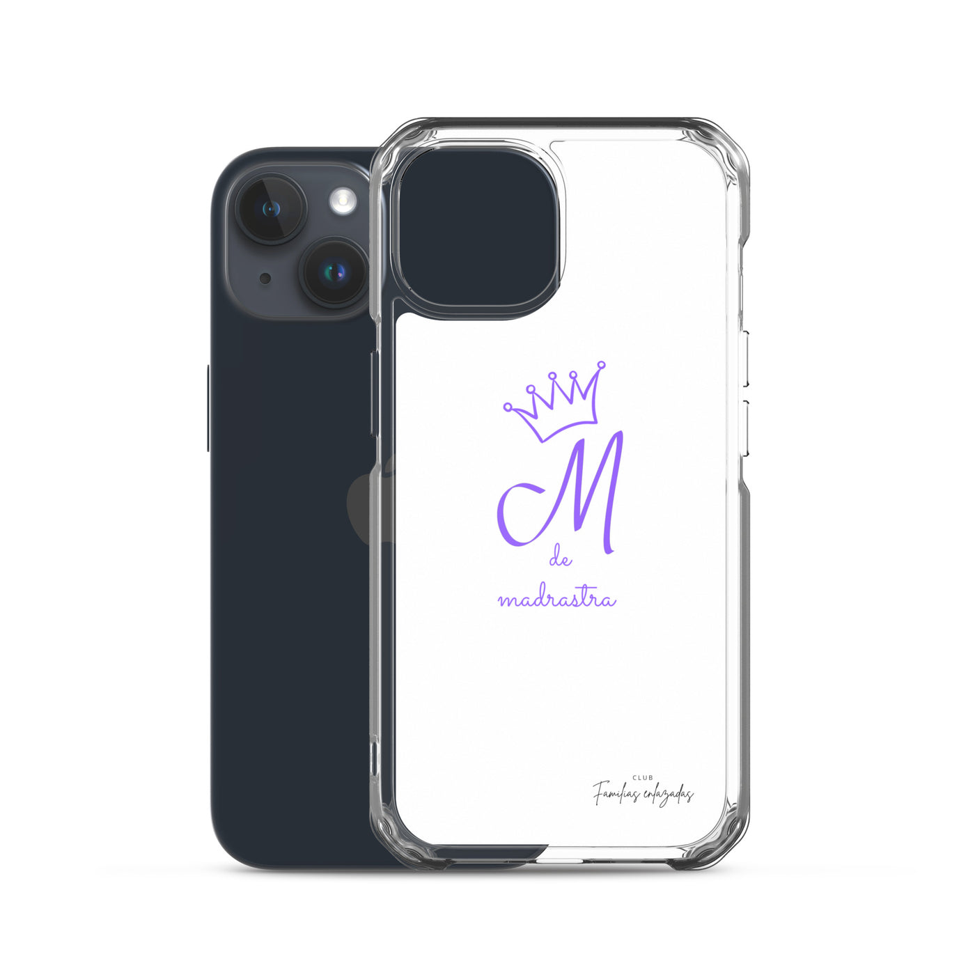 Coque pour iPhone® M blanche de belle-mère