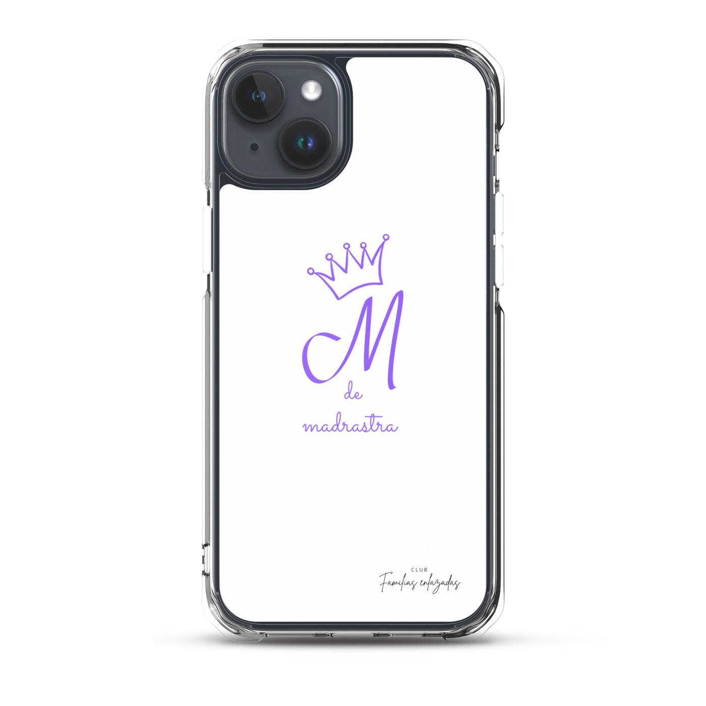 Coque pour iPhone® M blanche de belle-mère