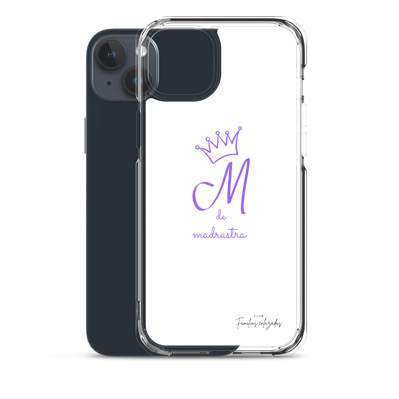 Coque pour iPhone® M blanche de belle-mère