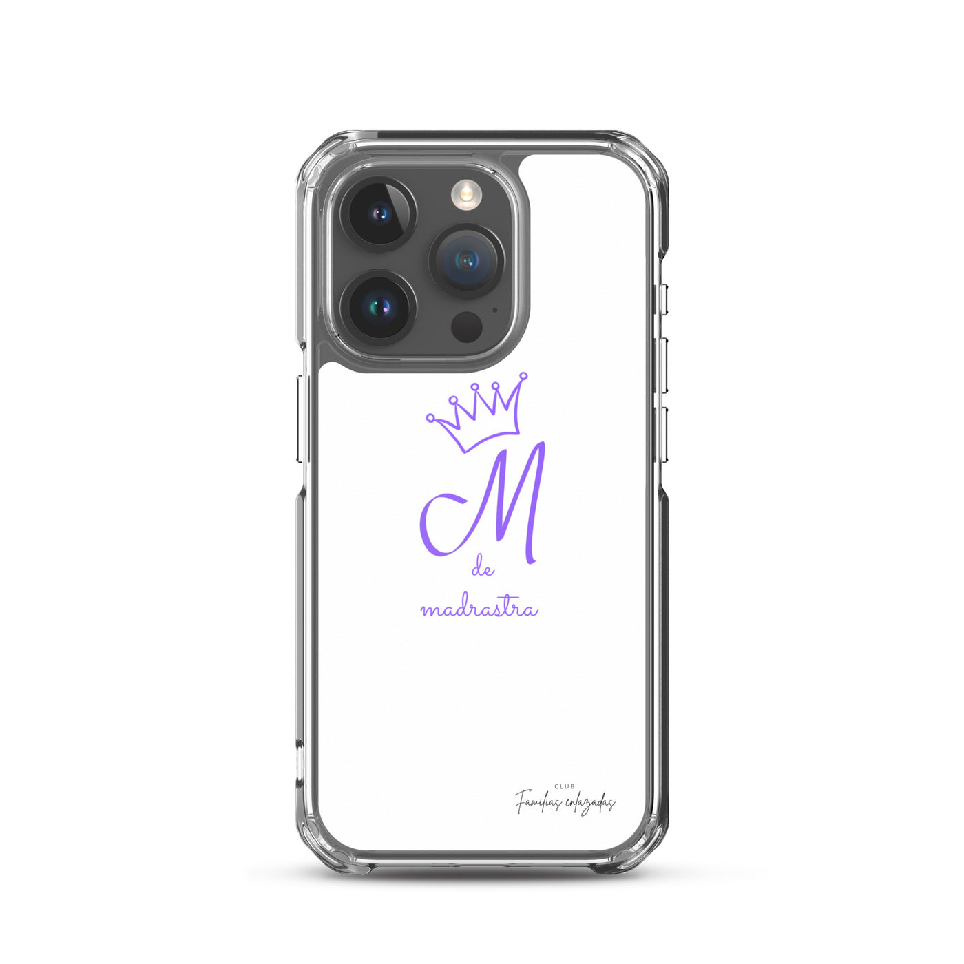 Coque pour iPhone® M blanche de belle-mère