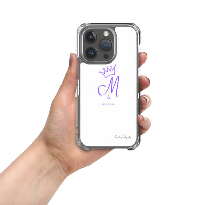 Funda blanca para iPhone® "M de mamá"