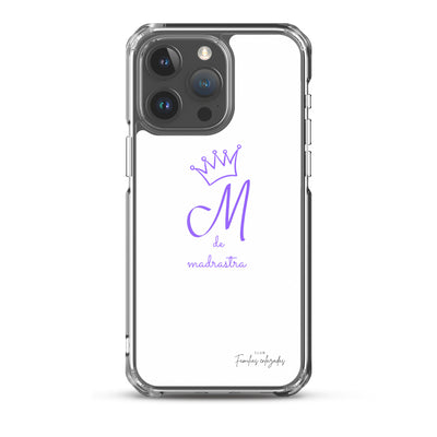 Coque pour iPhone® M blanche de belle-mère