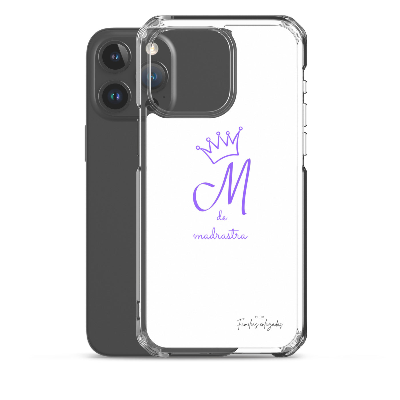 Coque pour iPhone® M blanche de belle-mère