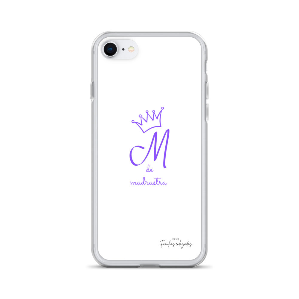 Coque pour iPhone® M blanche de belle-mère