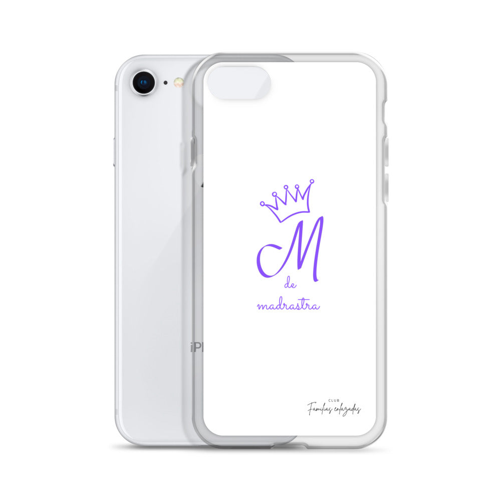 Coque pour iPhone® M blanche de belle-mère