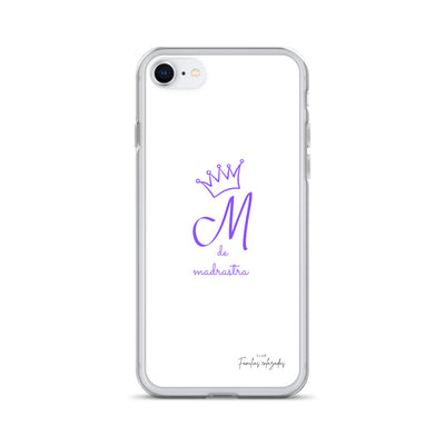 Coque pour iPhone® M blanche de belle-mère