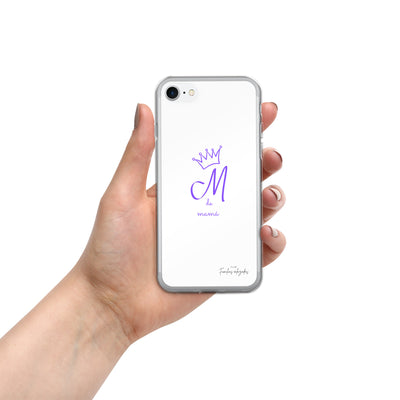 Funda blanca para iPhone® "M de mamá"