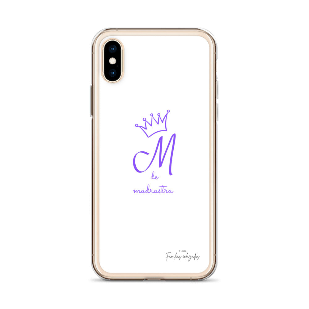 Coque pour iPhone® M blanche de belle-mère