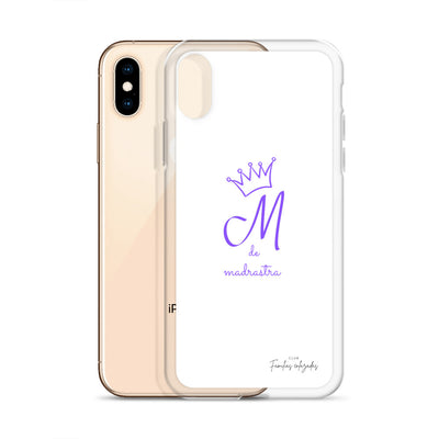 Coque pour iPhone® M blanche de belle-mère