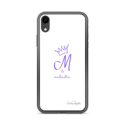 Coque pour iPhone® M blanche de belle-mère