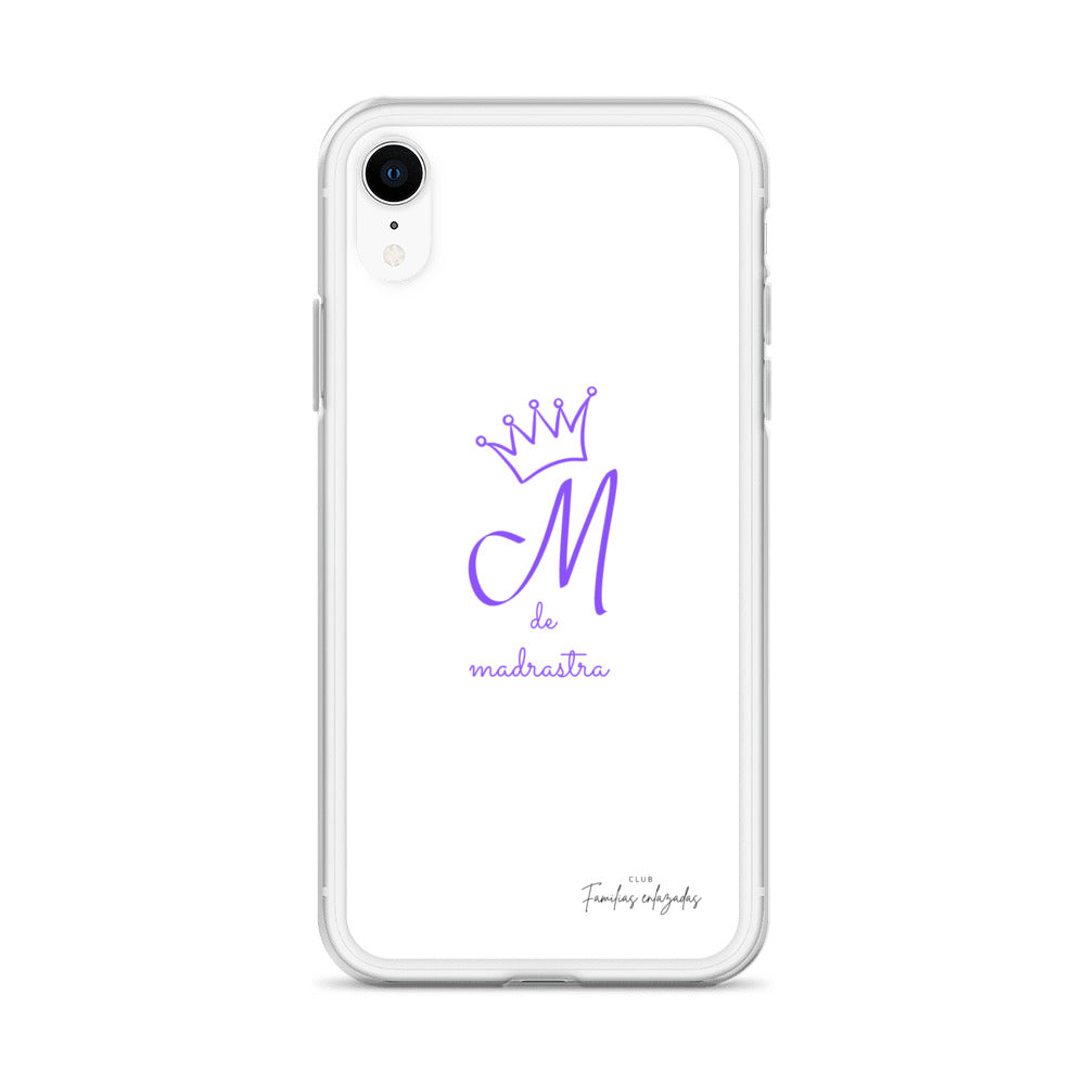 Coque pour iPhone® M blanche de belle-mère