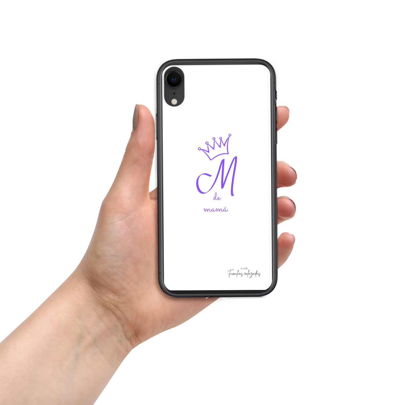 Funda blanca para iPhone® "M de mamá"