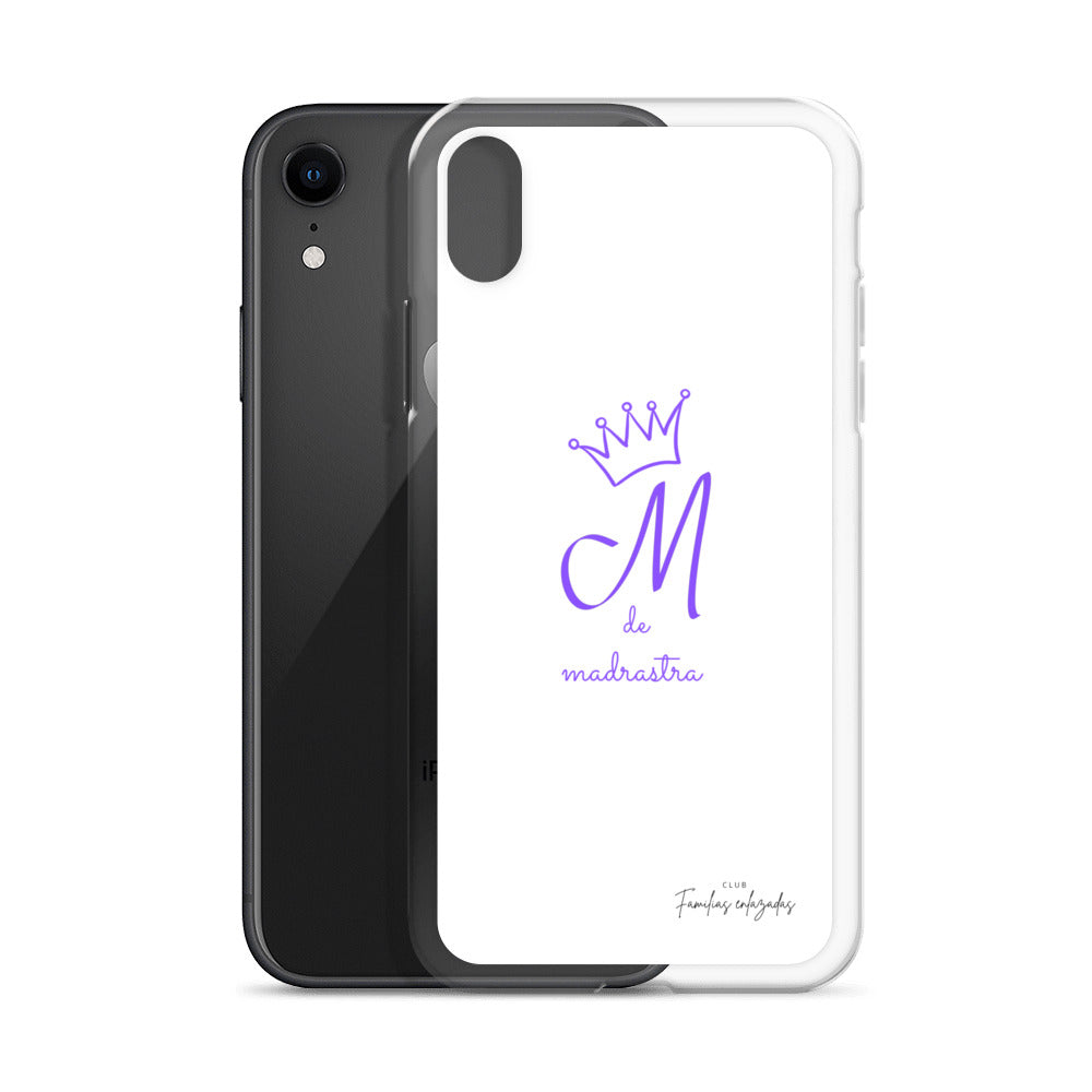 Coque pour iPhone® M blanche de belle-mère