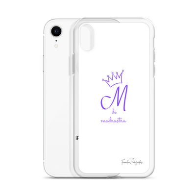 Coque pour iPhone® M blanche de belle-mère