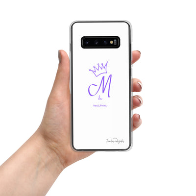 Funda blanca para Samsung® "M de mamu"