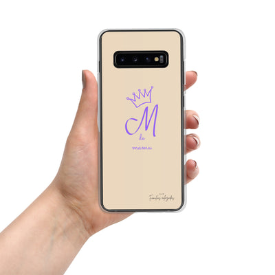 Beige Hülle für Samsung® „M für mamu“