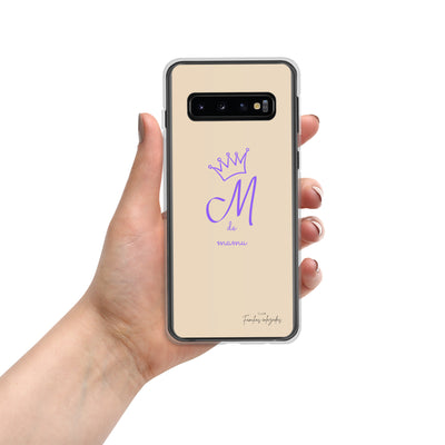 Beige Hülle für Samsung® „M für mamu“