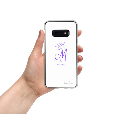 Coque blanche pour Samsung® "M pour mamu"