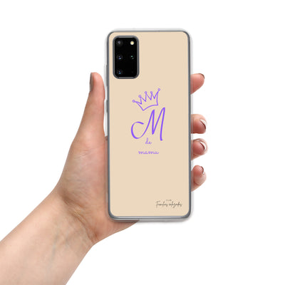 Beige Hülle für Samsung® „M für mamu“