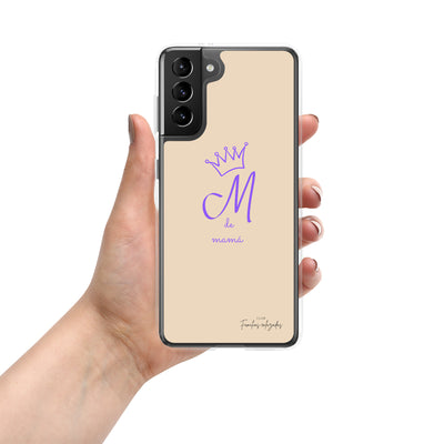 Funda beige para Samsung® "M de mamá"