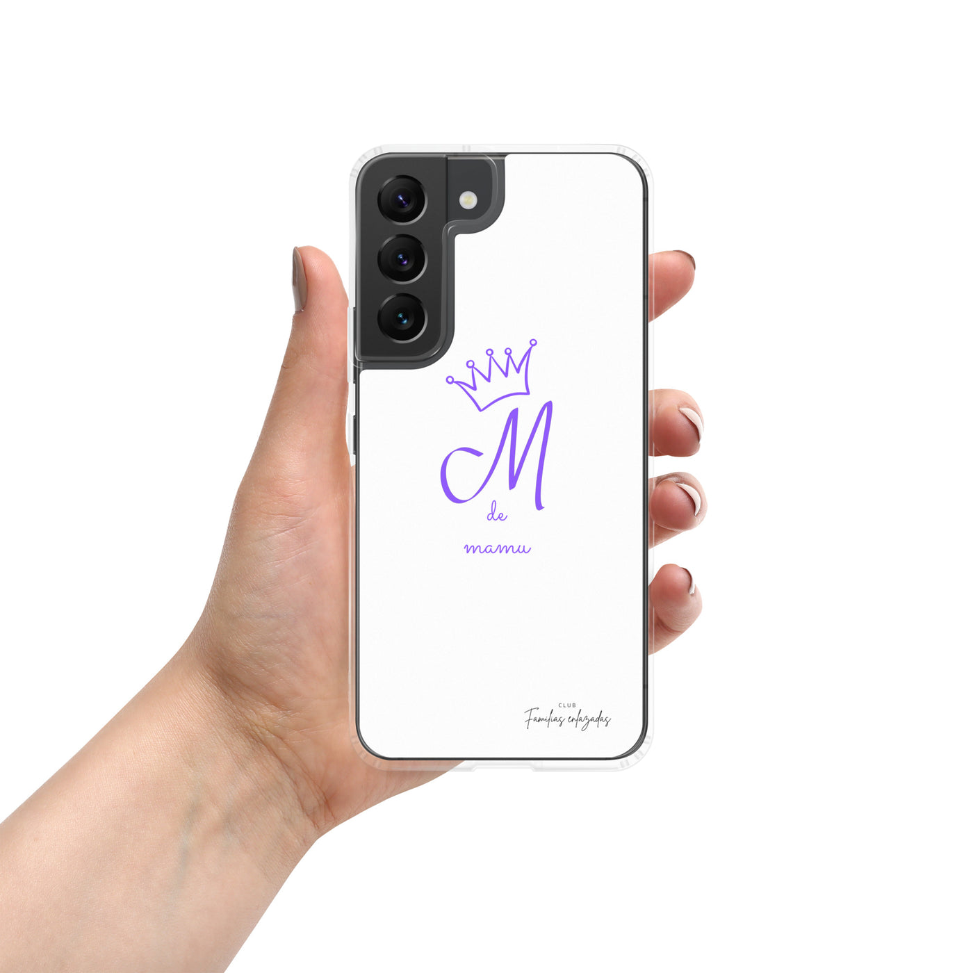 Coque blanche pour Samsung® "M pour mamu"