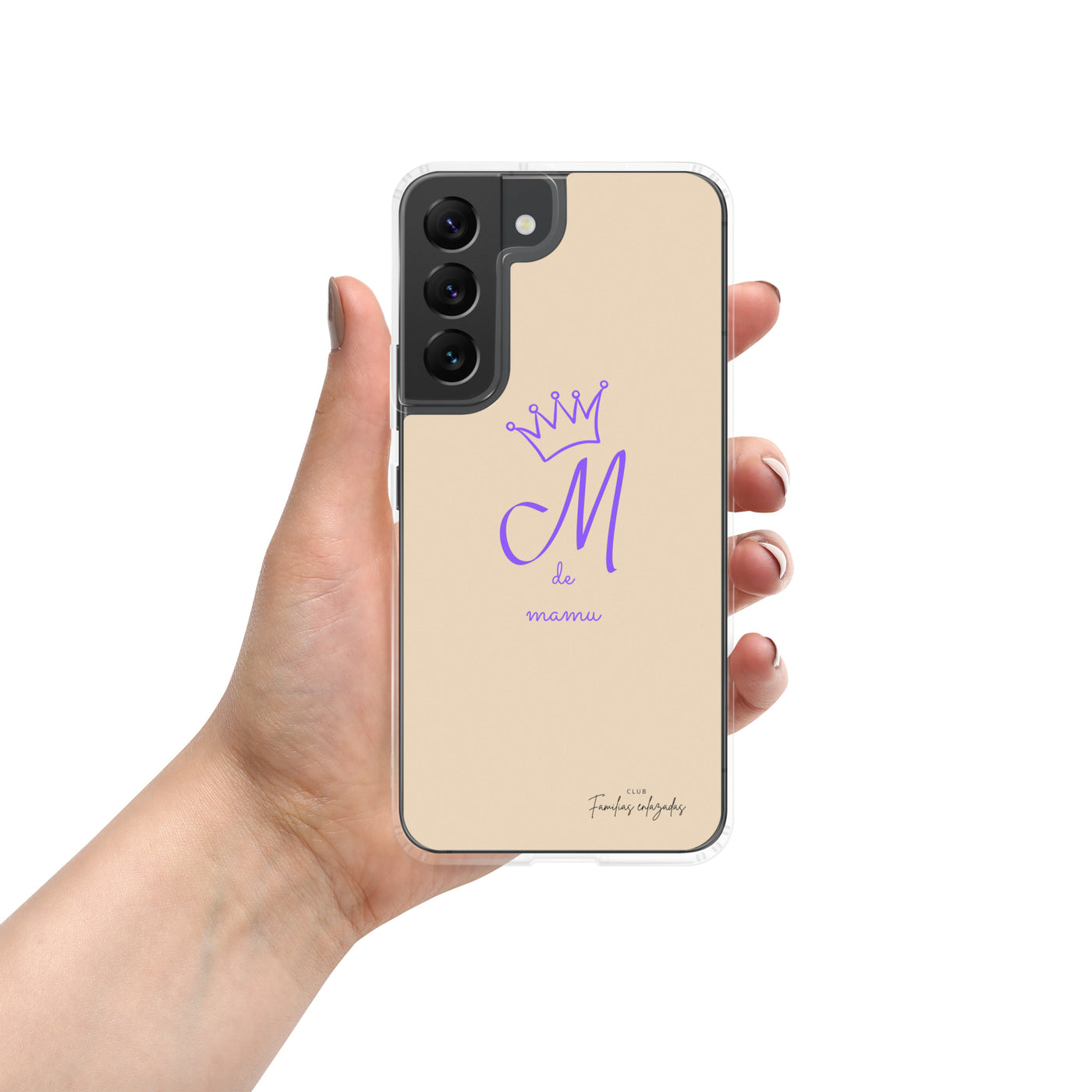 Coque beige pour Samsung® "M pour mamu"