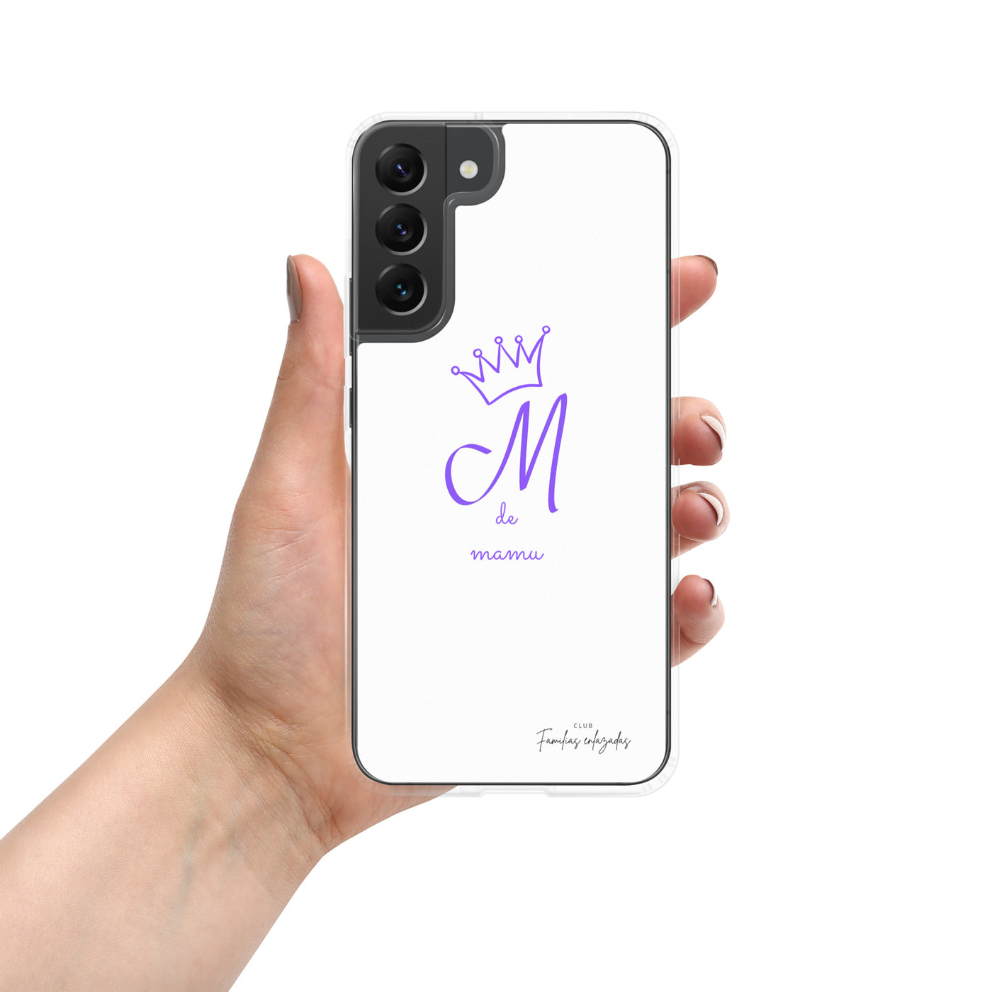 Coque blanche pour Samsung® "M pour mamu"