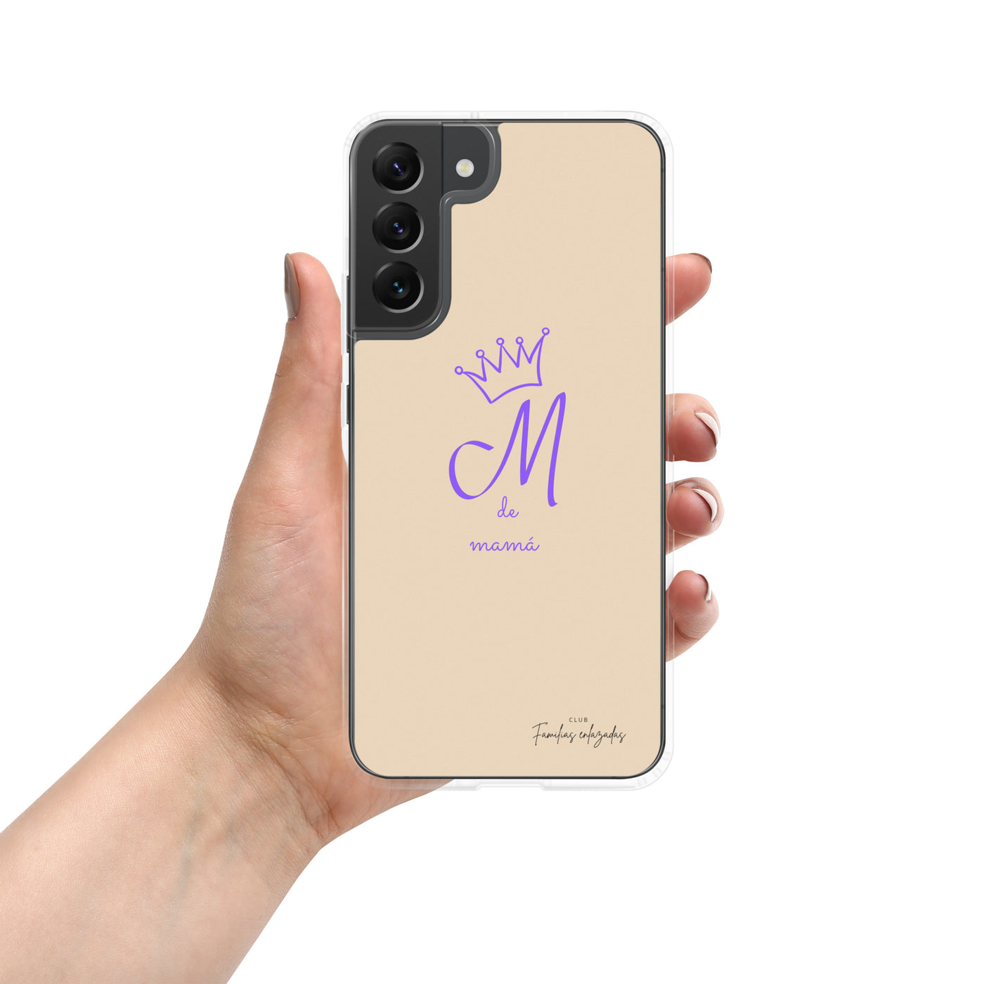 Coque beige pour Samsung® "M pour maman"