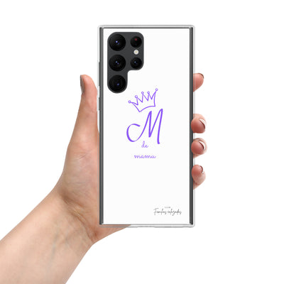 Funda blanca para Samsung® "M de mamu"