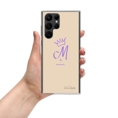 Funda beige para Samsung® "M de mamá"