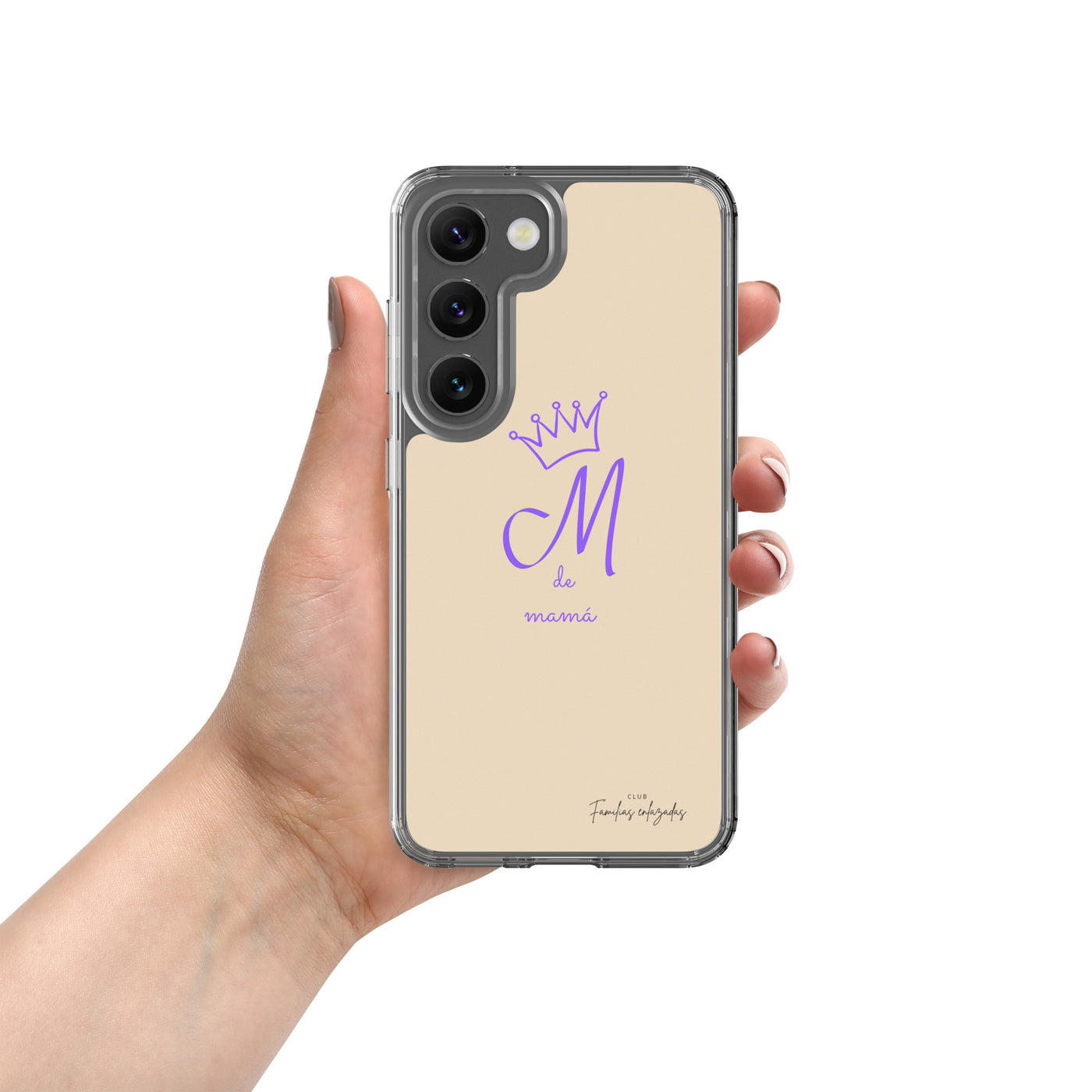 Funda beige para Samsung® "M de mamá"