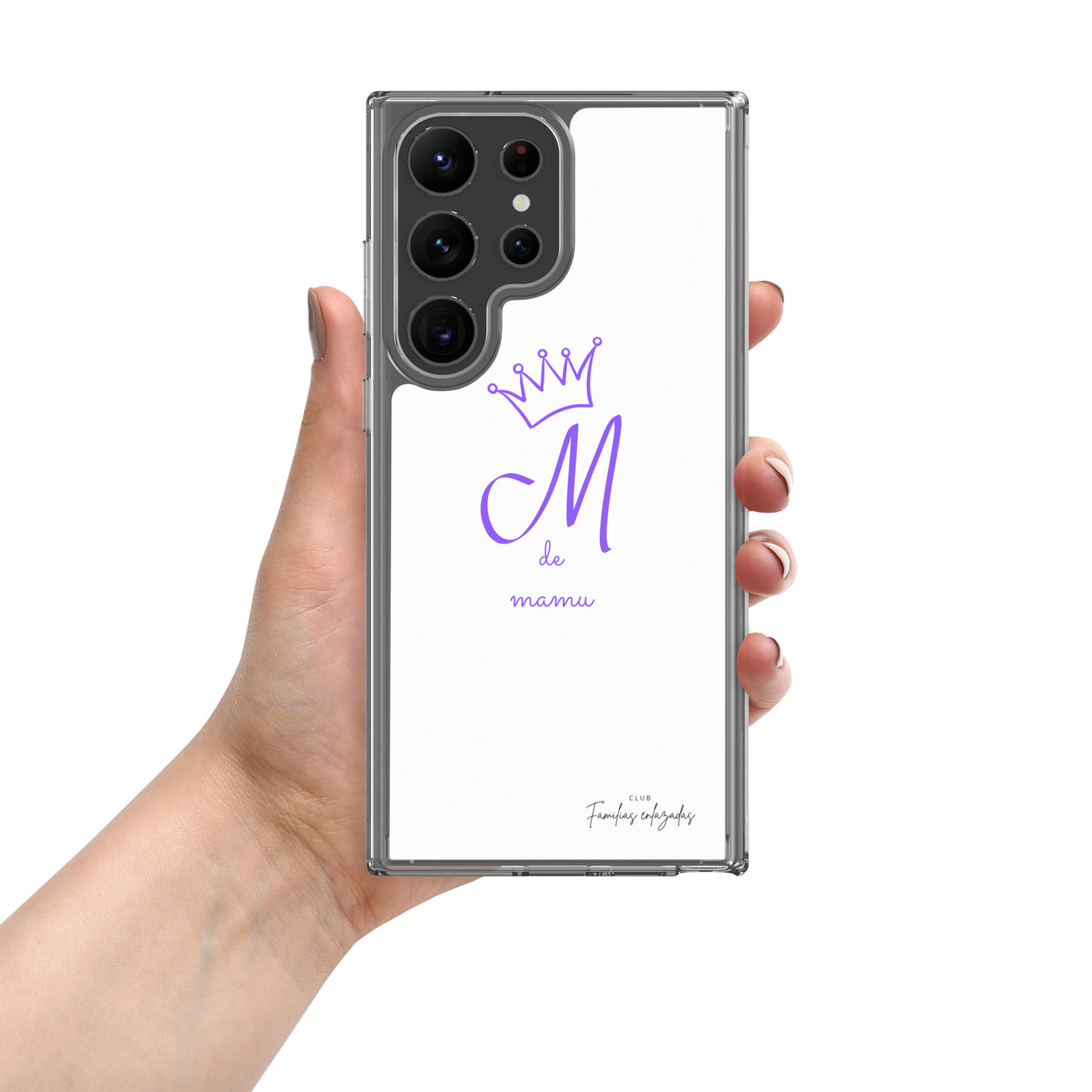 Funda blanca para Samsung® "M de mamu"