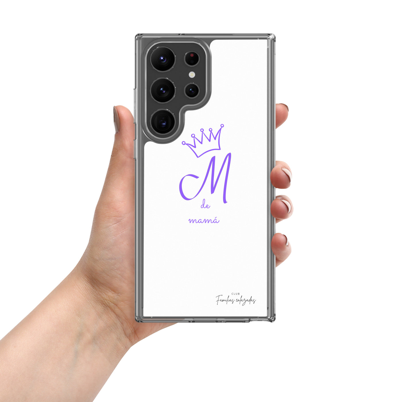 Funda blanca para Samsung® "M de mamá"